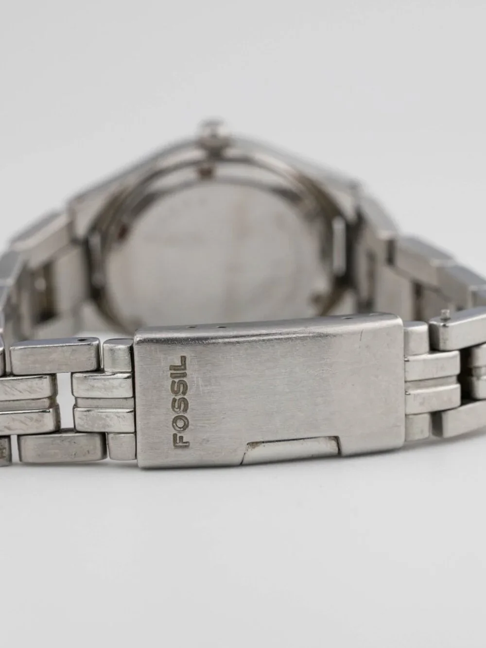 Fossil AM3582 Crystal Bezel 10 ATM Quartz Analog Women's Watch New Battery